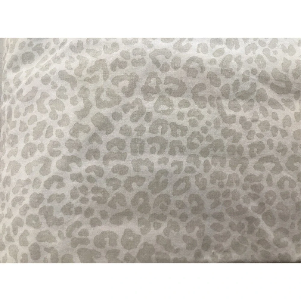 Lauren Ralph Lauren king 4 piece sheet set gray leopard nature
